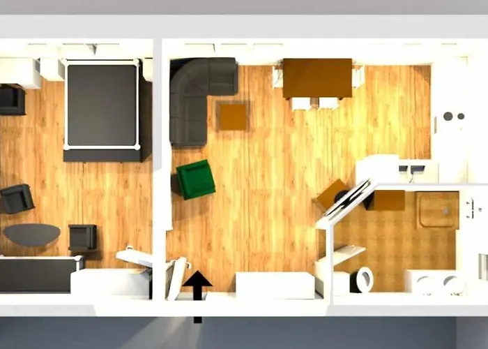60Qm 2 Raum Wohnung Nahe Dem Stadtzentrum
